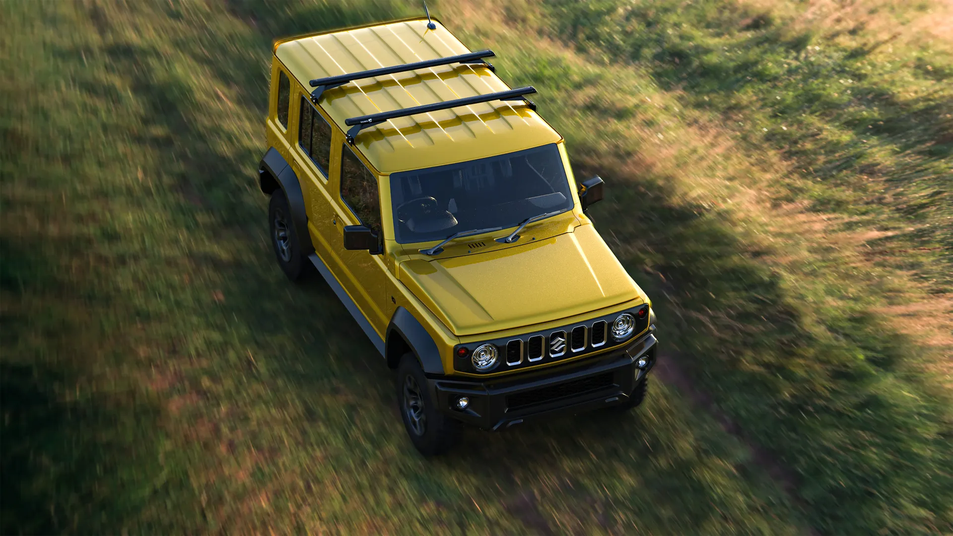 Jimny with AWAY roofrack